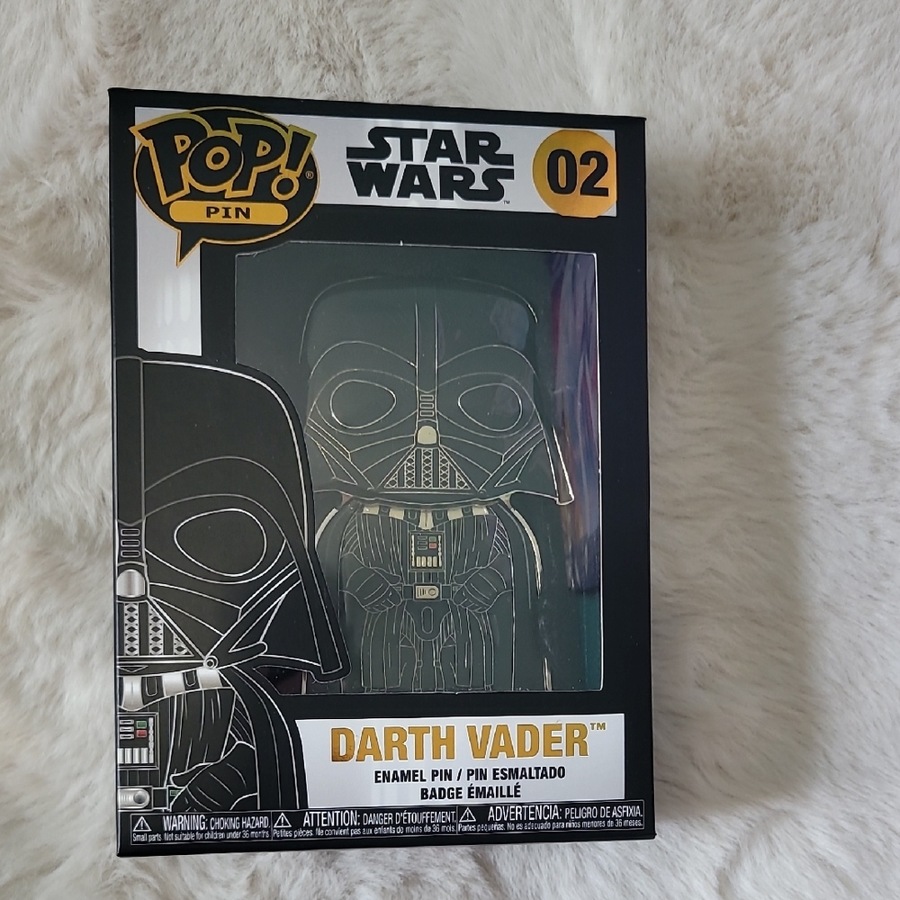 Funko Pop! Star Wars Darth Vader Enamel Pin - Black and Silver
